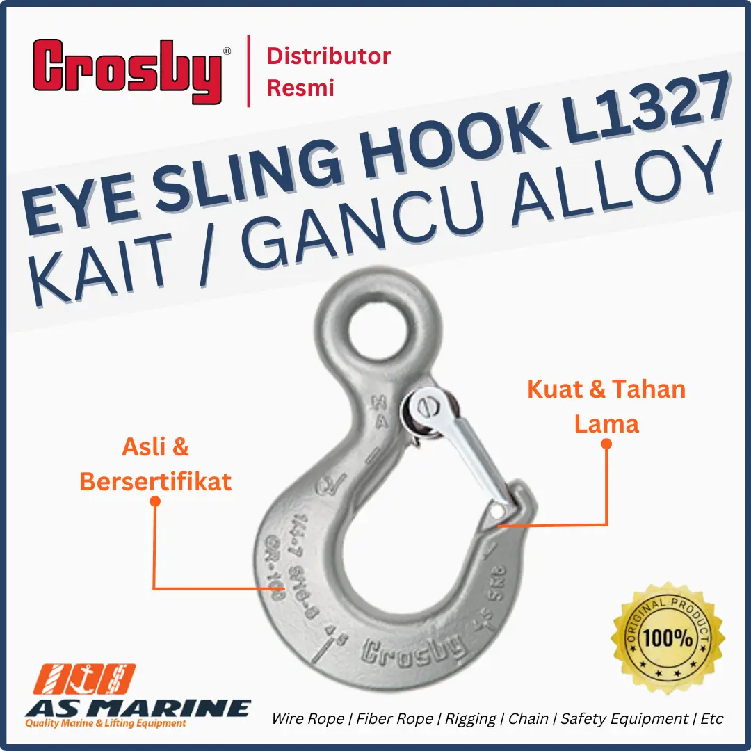eye sling hook crosby l1327
